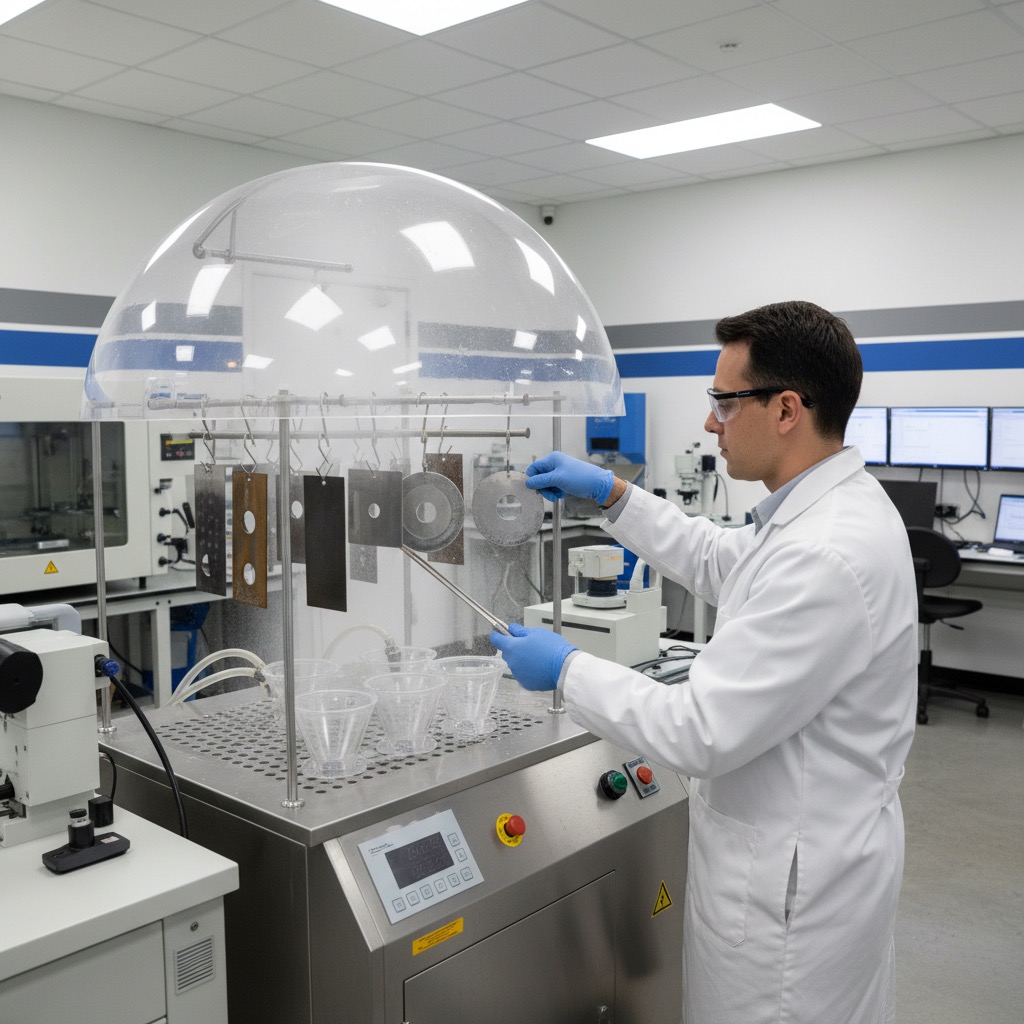 Laboratorio interno de pruebas anticorrosivas GreenVCI